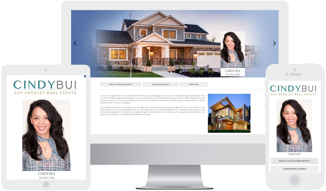 affordable website design for real estate service 