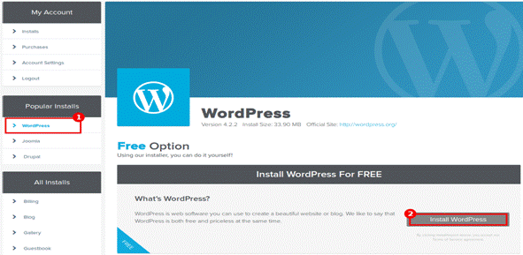 Hostgator wordpress option for small business website